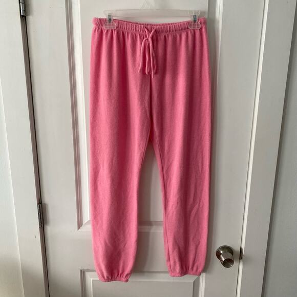 Jac Parker Women's Lazy Day Sweatpants Pink Size Small Casual Lounge - Picture 1 of 14